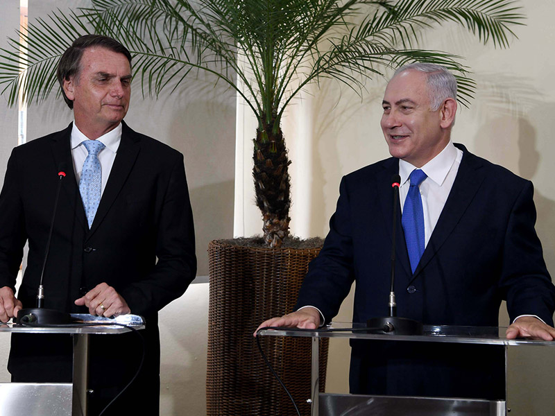 PM Netanyahu with Brazilian President-elect Bolsonaro in Rio de Janeiro