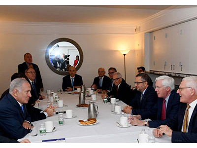 PM Netanyahu with leaders of US Jewish Organizations