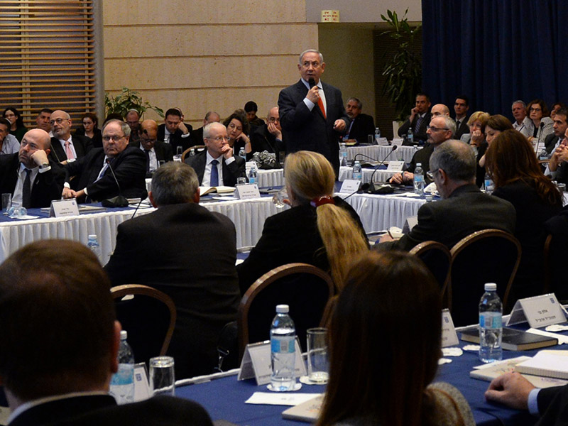 PM Netanyahu at the MFA ambassadors conference