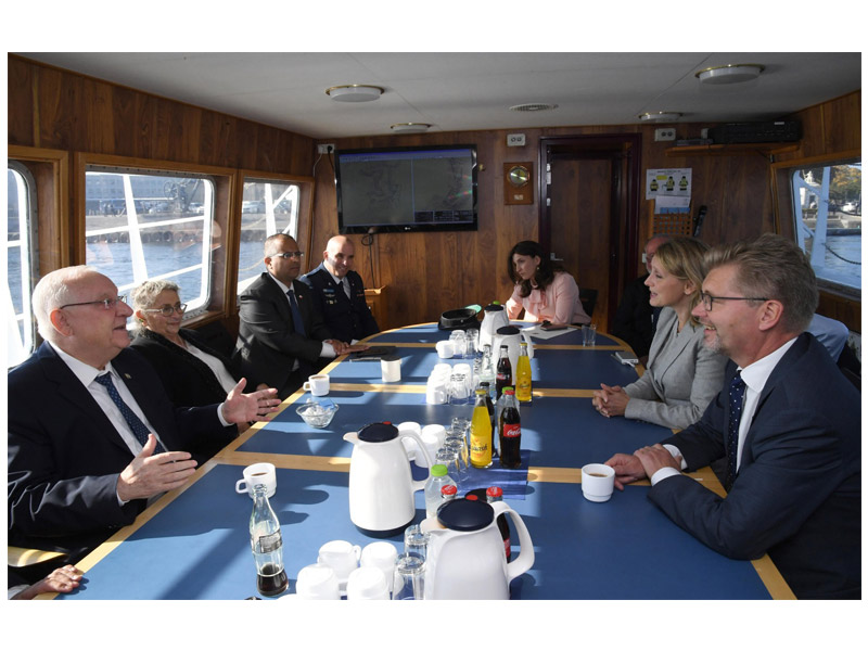 President Rivlin with Mayor of Copenhagen Frank Jensen