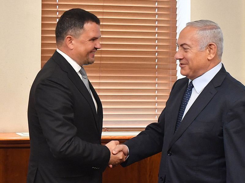 PM Netanyahu with Russian DPM Maxim Akimov