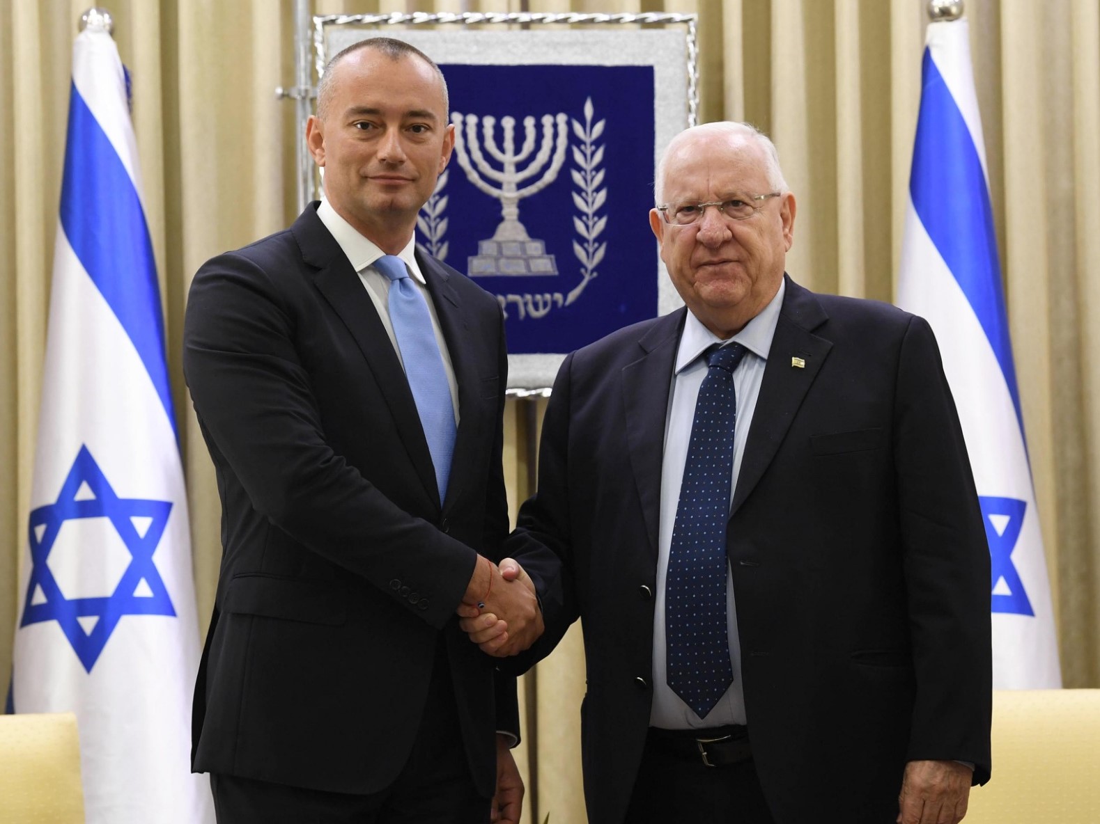 President Rivlin with UN Special Coordinator Mladenov