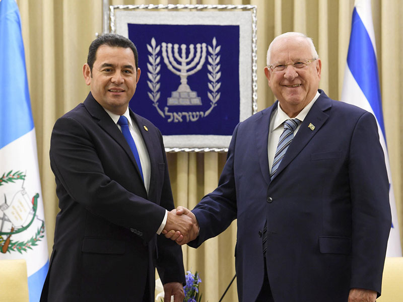 President Rivlin meets with Guatemalan President Morales