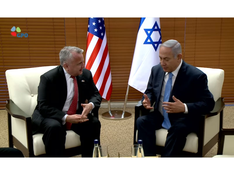 PM Netanyahu with US Deputy Secy. of State Sullivan