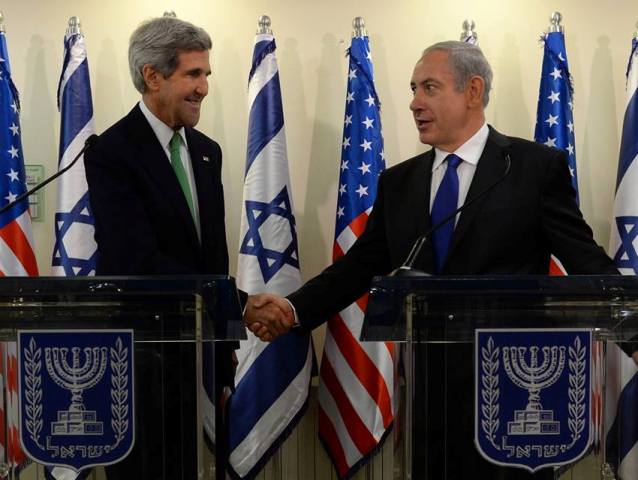 PM Netanyahu meets US Sec Kerry