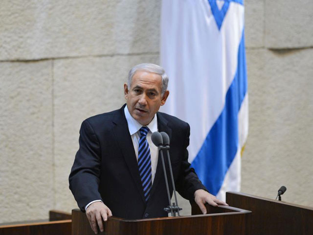 PM Netanyahu addresses the Knesset