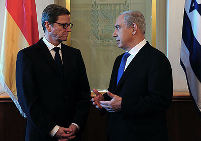 PM Netanyahu meets with German FM Westerwelle