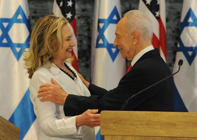 President Peres and Secretary Clinton