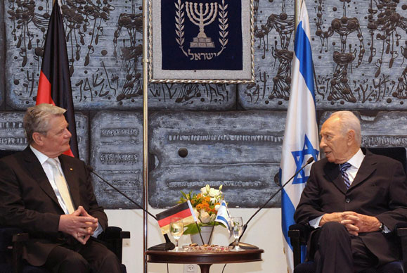 President Peres with German President Gauck