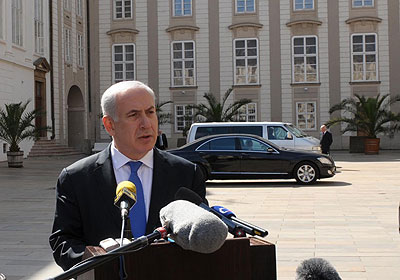 PM Netanyahu in Prague