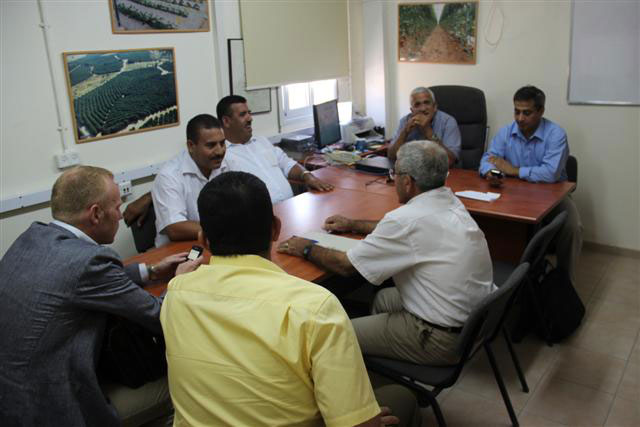 Meeting at the Gaza District Coordination and Liaison Office