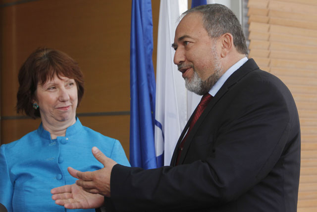 FM Liberman meets EU High Representative Ashton