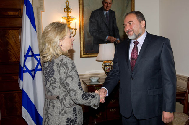 FM Liberman meets with US Secy of State Clinton