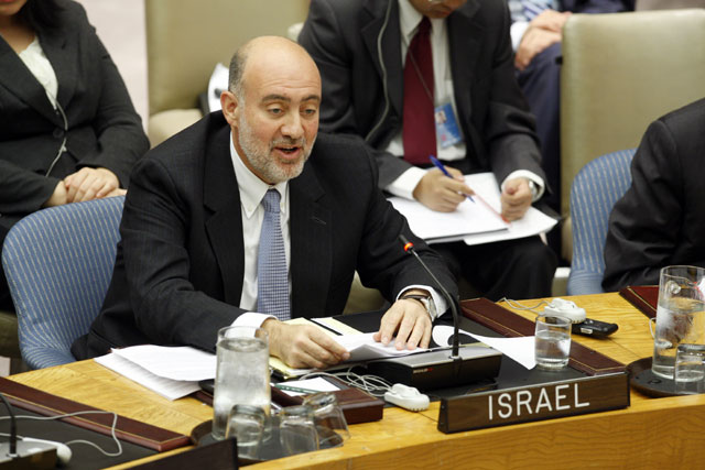 Amb Ron Prosor addresses the Security Council