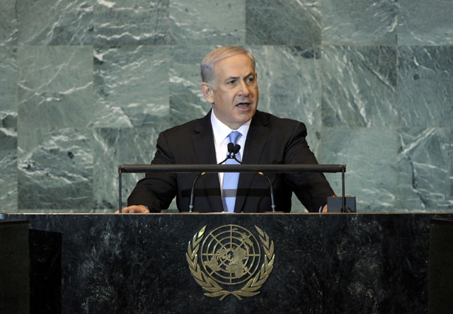 PM Netanyahu addresses the UN General Assembly