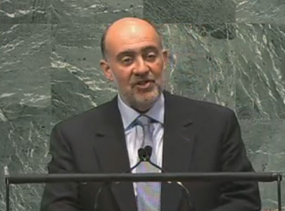 Amb Prosor addresses UN General Assembly on Syria