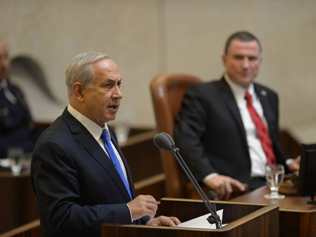 PM Netanyahu addresses the Knesset