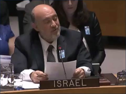 Amb Prosor addresses the UN Security Council