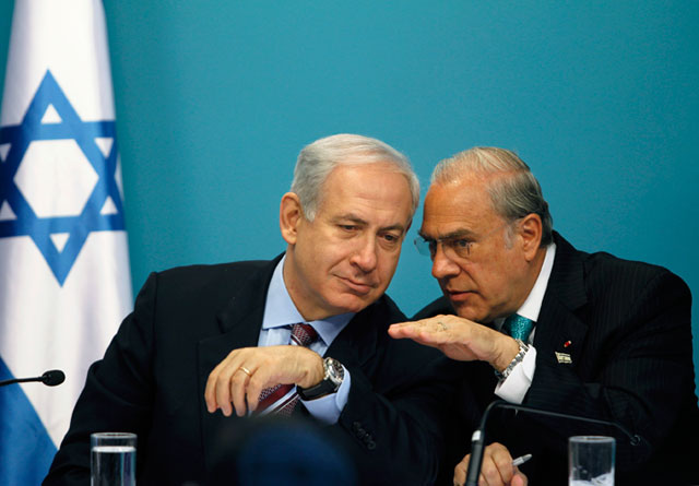 PM Netanyahu with OECD Sec-Gen Gurria