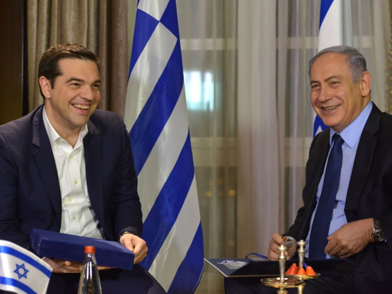 PM Netanyahu meets with Greek PM Alexis Tsipras