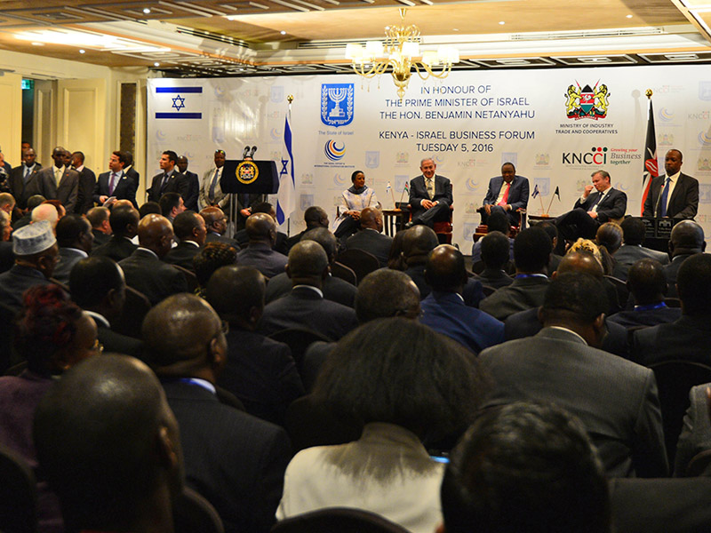 PM Netanyahu at the Israel-Kenya economic forum