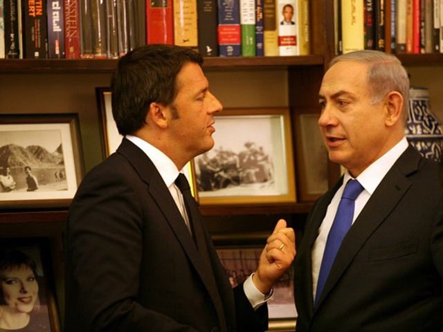 PM Netanyahu meets with Italian PM Renzi