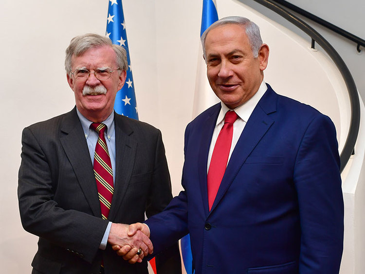 US-Sicherheitsberater Bolton und Premierminister Netanyahu