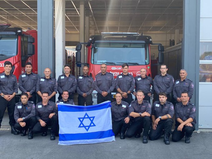 Israelisches Feuerwehrteam