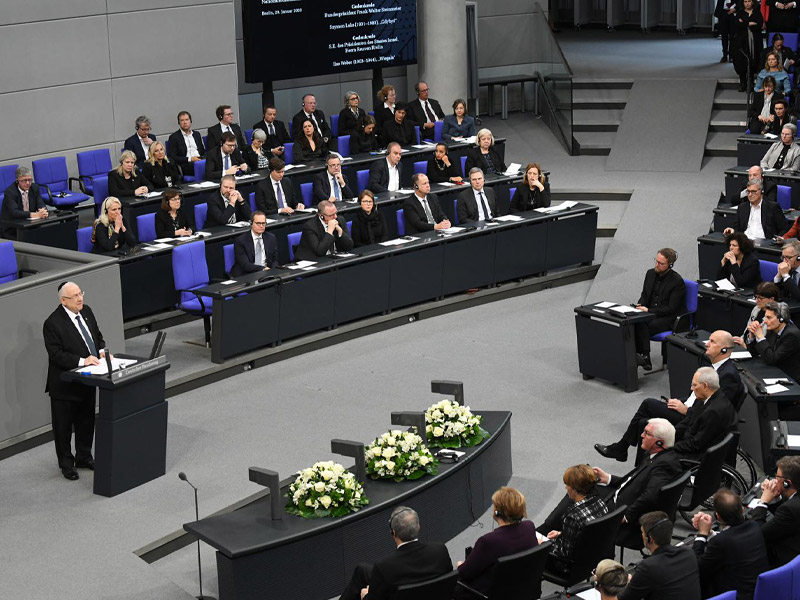 Staatspräsident Rivlin im Bundestag