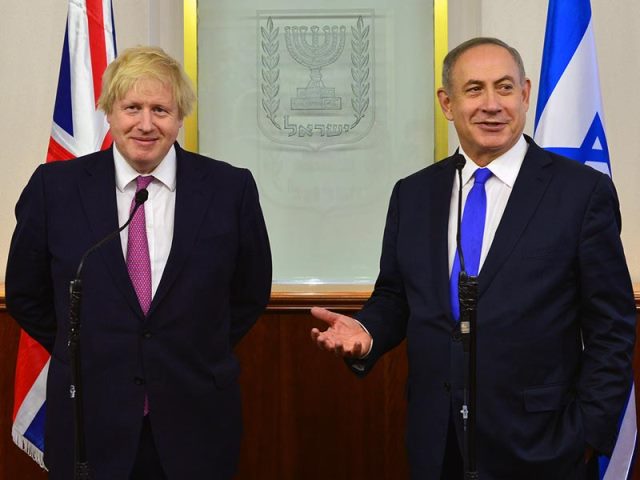 Premierminister Netanyahu mit Außenminister Johnson