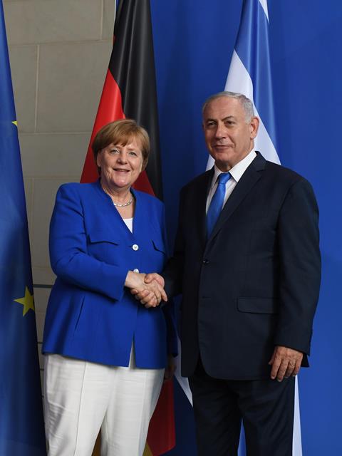 Bundeskanzlerin Merkel und Premierminister Netanyahu in Berlin