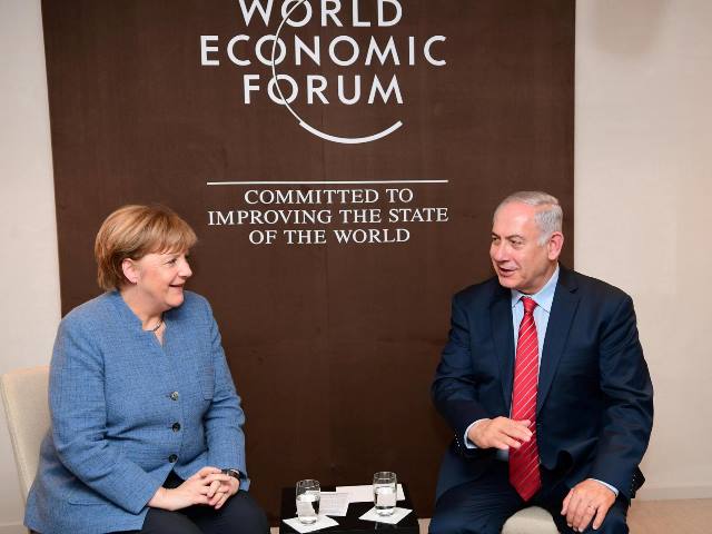 Bundeskanzlerin Merkel und Premierminister Netanyahu