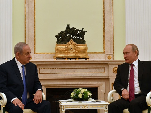 Premiermnister Netanyahu mit Präsident Putin in Moskau