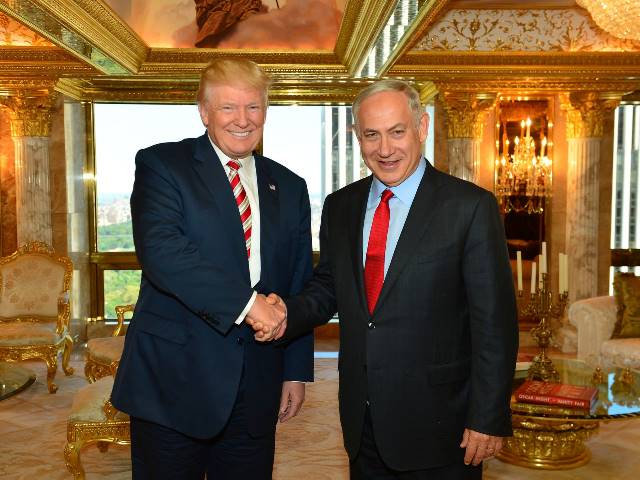 Donald Trump und Ministerpräsident Benjamin Netanyahu