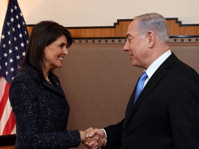 US-Botschafterin Haley und Premierminister Netanyahu