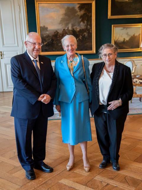 Staatspräsident Rivlin, Königin Margarethe II und Nechama Rivlin