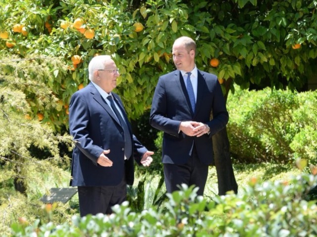 Staatspräsident Rivlin und Prinz William