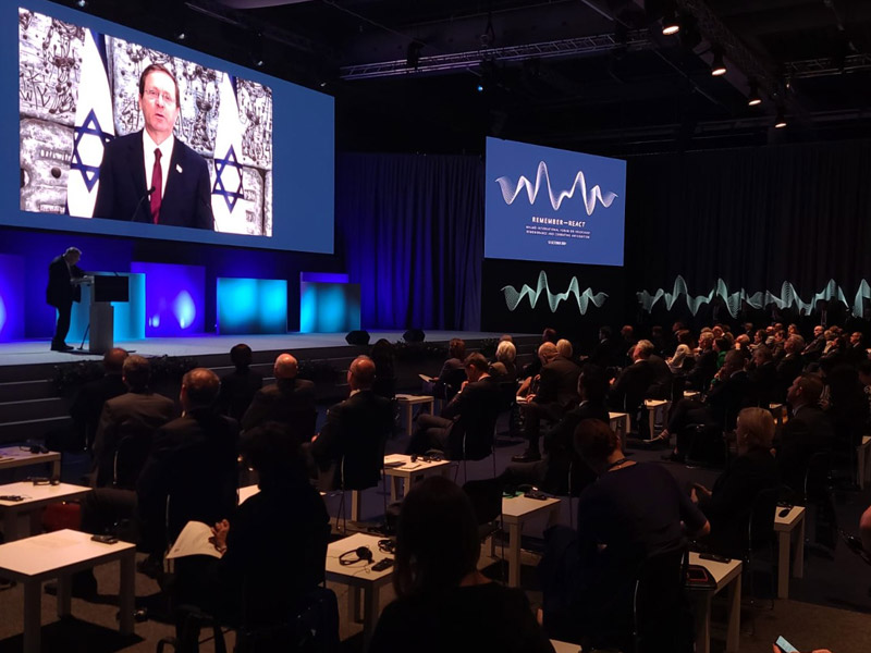 Präsident Herzog in seiner Rede vor dem Internationalen Forum zur Erinnerung an den Holocaust in Malmö