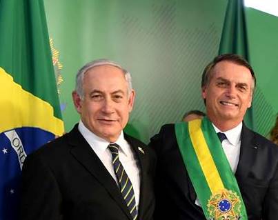 Premierminister Netanyahu und der brasilianische Präsident Bolsonaro