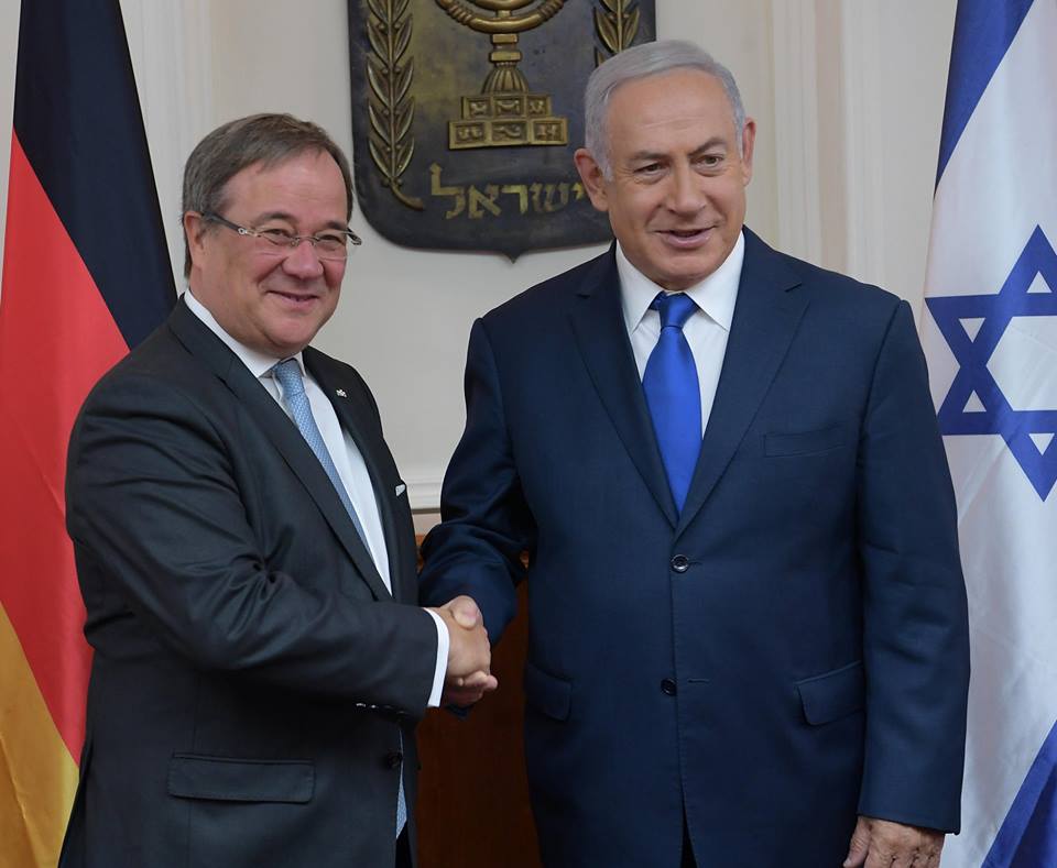 Ministerpräsident Laschet und Premierminister Netanyahu