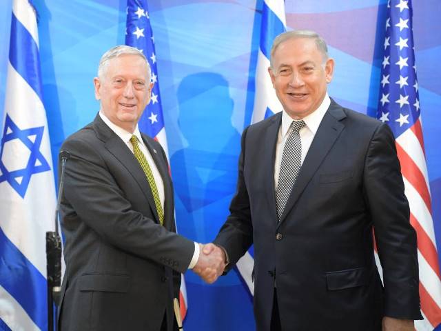 US-Verteidigungsminister Mattis und Premierminister Netanyahu