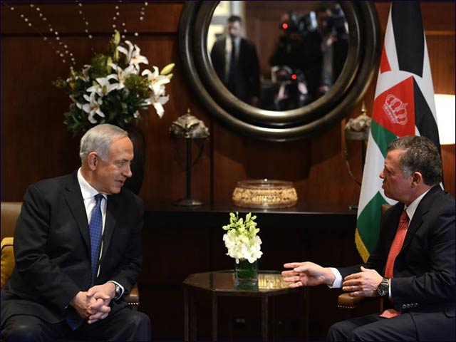 PM Netanyahu with HM King Abdullah II of Jordan in Amman