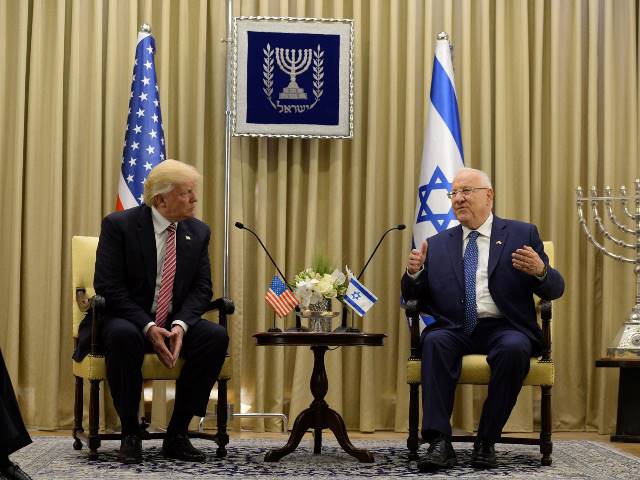 US-Präsident Trump und Staatspräsident Rivlin