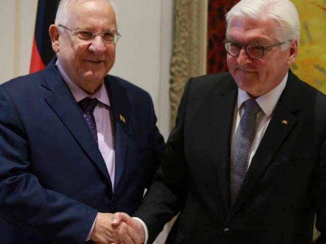 Staatspräsident Rivlin und Bundespräsident Steinmeier