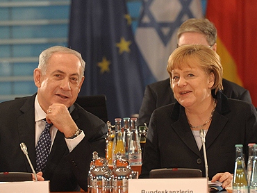 Ministerpräsident Netanyahu und Bundeskanzlerin Merkel