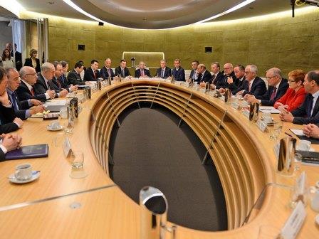 PM Netanyahu meets with PM Turnbull and members of the Australian Cabinet