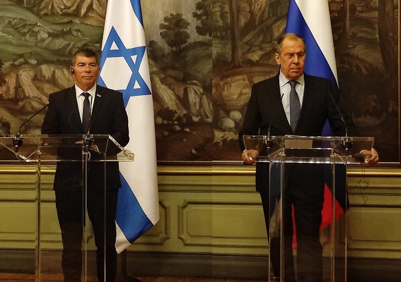 FM Ashkenazi with Russian FM Lavrov in Moscow