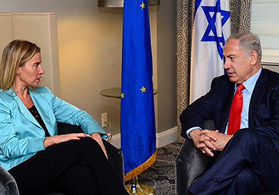 PM Netanyahu meets with EU Envoy Federica Mogherini