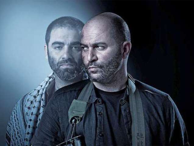 FAUDA leading actors Lior Raz (front) and Hisham Sulliman