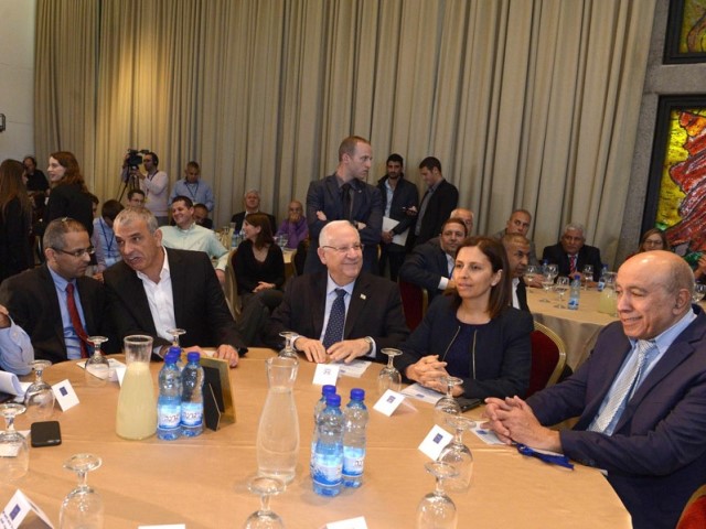 President Rivlin hosts meeting of Arab council heads